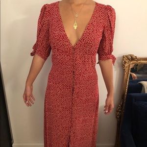 Floral long sleeve dress